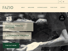 Tablet Screenshot of fazios.com.au